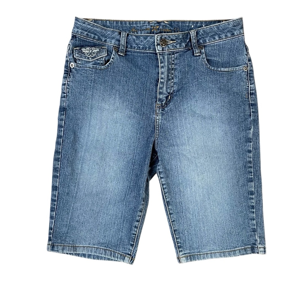 Arizona Jean Company Blue Jean Shorts Knee-Length
